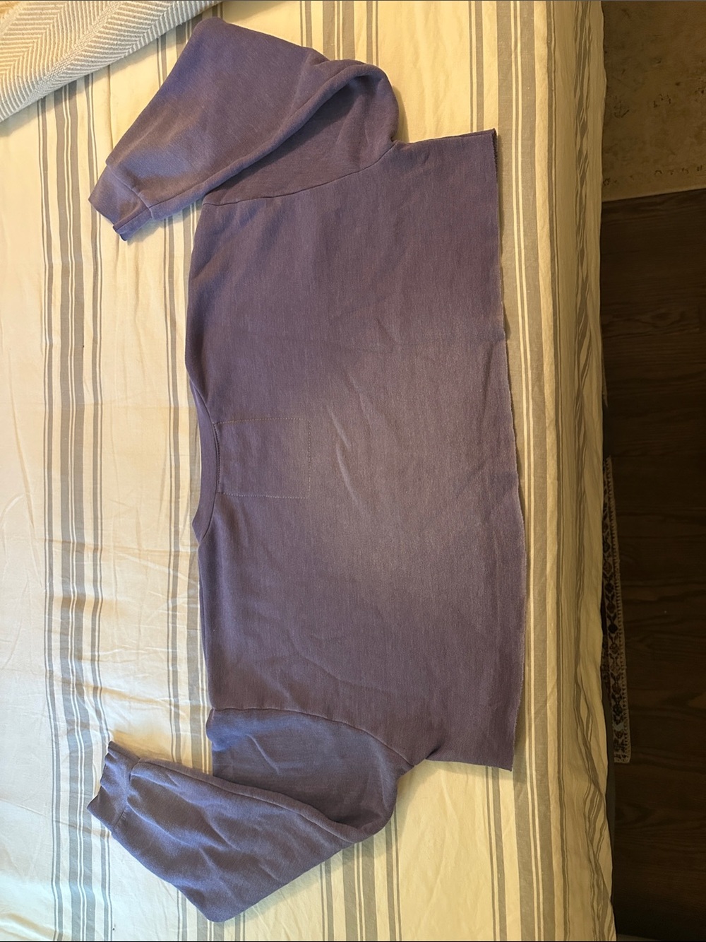 Aviator Nation Cropped Lavender Sweatshirt - Picture 7 of 7